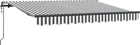 vidaXL Σκηνίτσα Αναδιπλούμενη Ανθρακί 350 x 200 cm ύφασμα