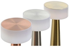 Επιτραπέζιο Φωτιστικό Home ESPRIT Χαλκός Χρυσό Ασημί 9 x 9 x 21 cm (3 Μονάδες)