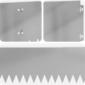 vidaXL Περίγραμμα γκαζόν 30 τμχ. 103 x 20 εκ Γαλβανισμένος Χάλυβας
