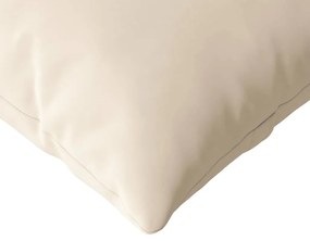 vidaXL Μαξιλάρι Καναπέ 2 pcs Μπεζ 145 x 40 εκ. ύφασμα