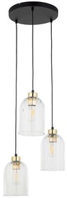 Φωτιστικό Οροφής Satipo 5627 3xΕ27 15W 34x100cm Clear TK Lighting