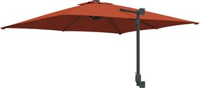 vidaXL Ομπρέλα Κήπου Τερακότα 248,5 x 247,5 x 160 εκ.