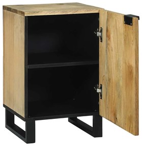 vidaXL Ντουλάπι Μπάνιου με ράφι Καφέ και Μαύρο 38 x 33.5 x 58 εκ.