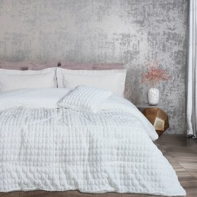 Κουβερτοπάπλωμα Fleece-Sherpa Μονό 160x220εκ. Blankets 1176 Λευκό Das Home