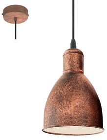 Φωτιστικό Οροφής Priddy 1 49492 Copper Eglo Metal