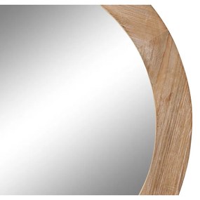 Τοίχο καθρέφτη DKD Home Decor Καφέ Φυσικό Alpino 66 x 5 x 66 cm