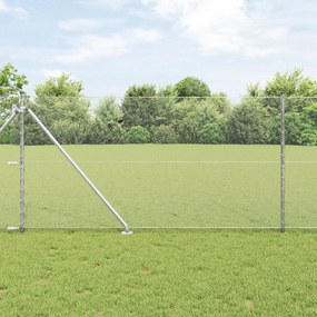 vidaXL Φράχτης Εξαγωνικού Σχήματος 1.4x50 m Γαλβανισμένο Ατσάλι