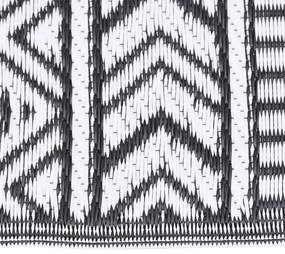 vidaXL Χαλί εξωτερικού χώρου ARAKIL Μαύρο 160x230 cm PP