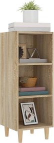 vidaXL Ντουλάπι Sonoma Δρυς 34,5x32,5x90 εκ. από Επεξεργασμένο Ξύλο