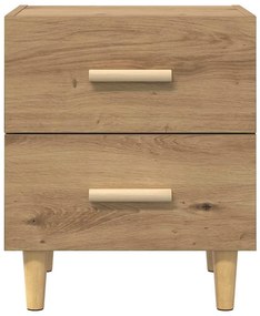 vidaXL Ντουλάπι κρεβατιού με συρτάρι artisan δρυς 40 x 35 x 47.5 εκ