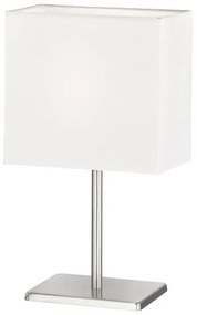Επιτραπέζιο Φωτιστικό Νίκελ Kate Η30 Φ17 Fischer Honsel-850113-Λευκό 850113