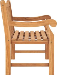 vidaXL Παγκάκι Κήπου 114 εκ. από Μασίφ Ξύλο Teak
