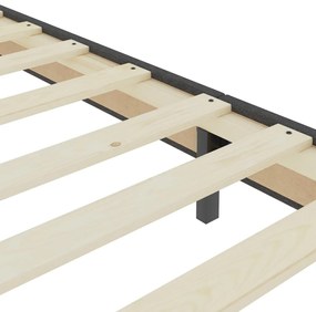 vidaXL Πλαίσιο Κρεβατιού Boxspring Γκρι 140 x 200 εκ. Υφασμάτινο