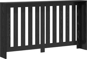 vidaXL Καπάκι Καλοριφέρ Μαύρη Οξυά 149 x 20 x 82 cm Επεξεργασμένο ξύλο