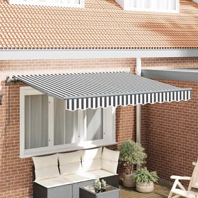 vidaXL Σκηνίτσα Αναδιπλούμενη Ανθρακί, Λευκό 350 x 200 cm