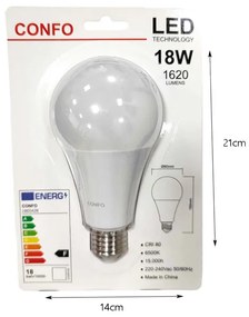 Λάμπα LED 18W E27 σπιράλ - Light bulb