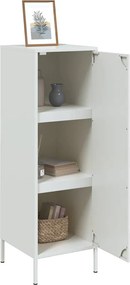 vidaXL Ντουλάπι Λευκό 36x39x113 εκ. από Ατσάλι