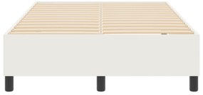vidaXL Κρεβάτι Box Spring Κρεμ 120x200 εκ από κορντούρα