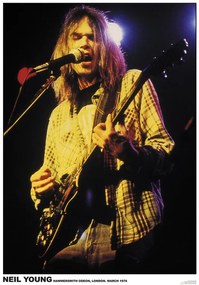 Αφίσα Neil Young - Hammersmith Oden London 1976, (59.4 x 84 cm)