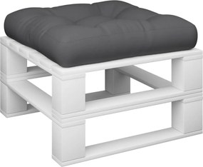 vidaXL Μαξιλάρι Παλέτας Ανθρακί 50 x 50 x 12 εκ. Υφασμάτινο