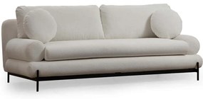 Καναπές Τριθέσιος Livorno 560ARE1365 230x92x85cm White