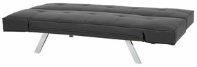 Καναπές κρεβάτι Berwyn 801, Μαύρο, 84x180x74cm, 38 kg, Πόδια: Μέταλλο, Ξύλο: Ευκάλυπτος | Epipla1.gr