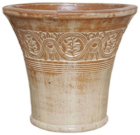 Κασπώ Πήλινο 06-00-21274-L 06-00-21274-L Φ62x54cm Ecru-Terracotta Marhome Clay