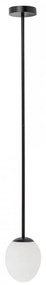 Φωτιστικό Οροφής Ice Egg A 8124 13x99cm 1x25W White-Black Nowodvorski Metal, Glass