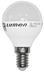 Adeleq Led Λάμπα Σφαιρικό Ε14 3W 230V Θερμό 3000Κ 13-1412300