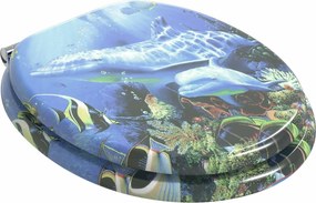 vidaXL Λεκάνη 2 pcs Μπλε 44 x 38 εκ. Πίνακας MDF