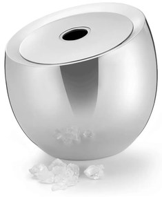 Παγοθήκη Froid 202027 23x23x20cm Silver-Clear Philippi Ατσάλι,Γυαλί
