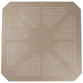 Τραπεζαρία Groovy-Halcyon σετ 5τεμ PP cappuccino 80x80x74,5εκ. 80x80x74.5 εκ.