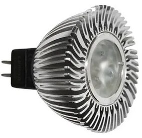 Adeleq Λάμπα Ισχύος Led Mr16 Αλουμινίου 5W 12Vac-Dc Ντιμαριζόμενο Με Εναλλάξιμο Φακό 8° Ψυχρό 13-16580