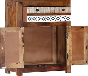vidaXL Ντουλάπι 60 x 30 x 75 εκ. από Μασίφ Ξύλο Ακακίας