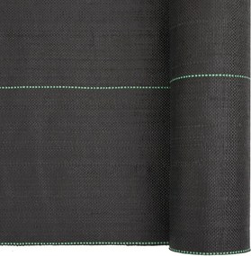 vidaXL Μεμβράνη Εδαφοκάλυψης Μαύρη 1x100 μ. από Πολυπροπυλένιο