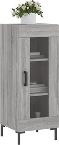 vidaXL Ντουλάπι Γκρι Sonoma 34,5x34x90 εκ. από Επεξεργασμένο Ξύλο