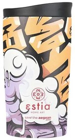 Estia Θερμός - Ποτήρι Για Καφέ Travel Mug Save The Aegean 350ml Graffiti Rhythm 01-25670