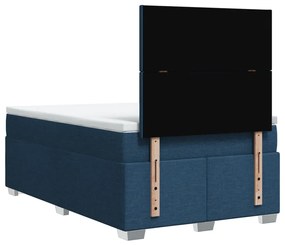 ΚΡΕΒΑΤΙ BOXSPRING ΜΕ ΣΤΡΩΜΑ ΜΠΛΕ 120X200 ΕΚ. ΥΦΑΣΜΑΤΙΝΟ 3290454