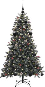 vidaXL Τεχνητό Χριστουγεννιάτικο Δέντρο με 150 LED Πράσινο 150 cm