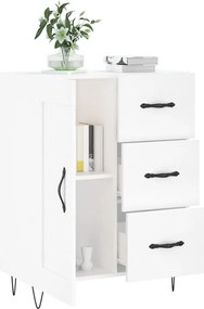 vidaXL Ντουλάπι Λευκό 69,5 x 34 x 90 εκ. από Επεξεργασμένο Ξύλο