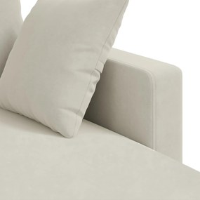 vidaXL Καναπές Κρεμ