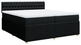 ΚΡΕΒΑΤΙ BOXSPRING ΜΕ ΣΤΡΩΜΑ ΜΑΥΡΟ 200X200 ΕΚ. ΥΦΑΣΜΑΤΙΝΟ 3287572