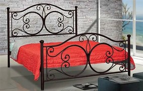 Κρεβάτι Ν75 για στρώμα 150χ200 διπλό με επιλογή χρώματος