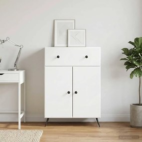 vidaXL Πλαϊνό γραφείο Λευκό 66 x 34,5 x 90 εκ Επεξεργασμένο Ξύλο