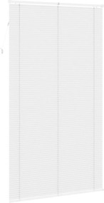 vidaXL Βενετσιάνικη Σκίαση Λευκός 213 x 120 εκ PVC