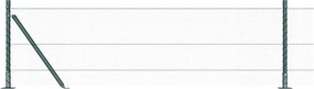 vidaXL Στύλος Περιφράξεων Πράσινο 10 x 0,6 μ (13 μμ δίχτυ)