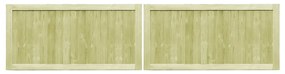 vidaXL Πόρτες Φράχτη 2 τεμ. 300 x 75 εκ. από Εμποτισμένο Ξύλο Πεύκου