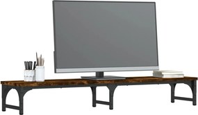 vidaXL Βάση Οθόνης Καπνιστή Δρυς 105x23x15,5 εκ. Επεξεργασμένο Ξύλο
