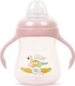 Ποτήρι Εκπαιδευτικό 250ml Saro Little Explorers Ροζ 51406