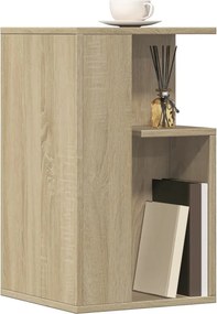 vidaXL Βοηθητικό Τραπέζι Sonoma Δρυς 35x35x60 εκ. Επεξεργασμένο Ξύλο